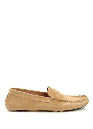 Divarese Erkek Bej Süet Loafer 40
