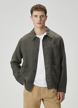 Closed Erkek Gri Keten Ceket S