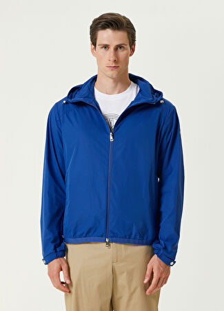Moncler Erkek Mavi Kapüşonlu Sweatshirt Lacivert 3 Us