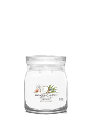 Yankee Candle Coconut Beach Beyaz Meyve Kokulu Mum 368 G -1
