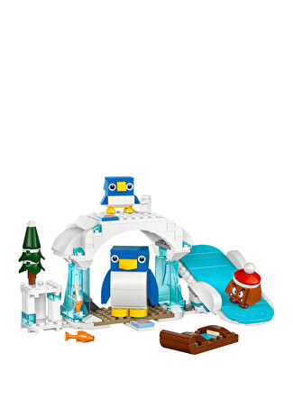 Lego Erkek Çocuk Super Mario Penguin Ailesi Kar Macerası Ek Macera Seti -1