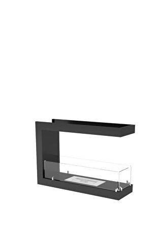 Korflame Epi Bioetanol Şömine 80 Cm Siyah -1