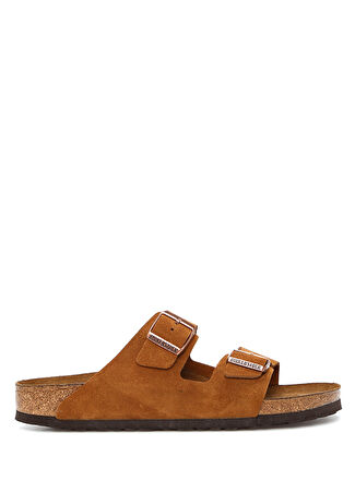 Birkenstock Erkek Arizona Taba Çift Kemerli Terlik Turuncu 42 -1
