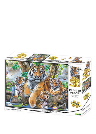 Prime3d Puzzle Çocuk 10457 Kaplanlar 500 Parça Yetişkin -1