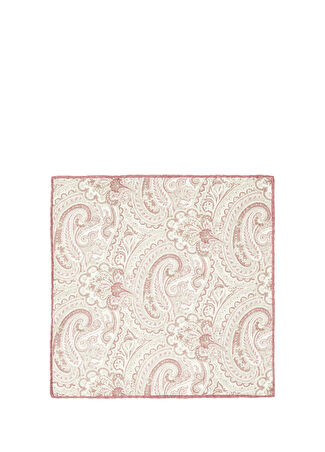 Brunello Cucinelli Erkek Pembe İpek Poşet Mendil