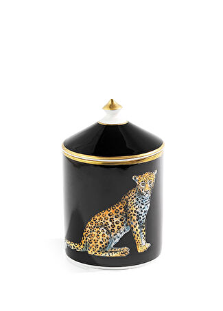 Halcyon Days Mw Leopard Yasemin Kokulu Mum 11 Cm Siyah -1