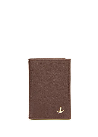 Beymen Club Erkek Kahverengi Logo Detaylı Kartlık -1