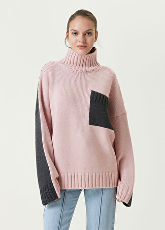 Jw Anderson Kadın Pembe Cep Detaylı Kazak Xs