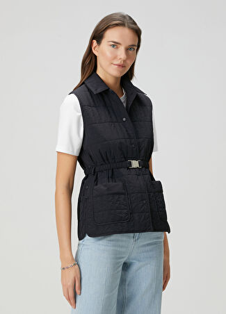 Beymen Collection Collection Kadın Lacivert Kapitoneli Yelek 34