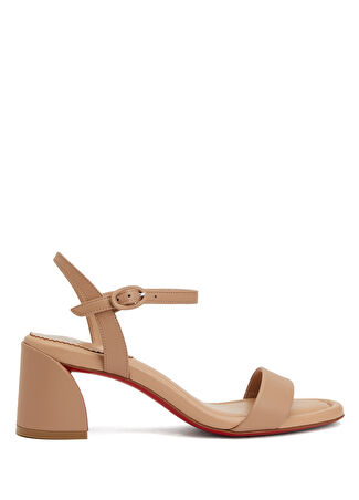 Christian Louboutin Kadın Miss Jane Deri Sandalet Turuncu 39.5 -1