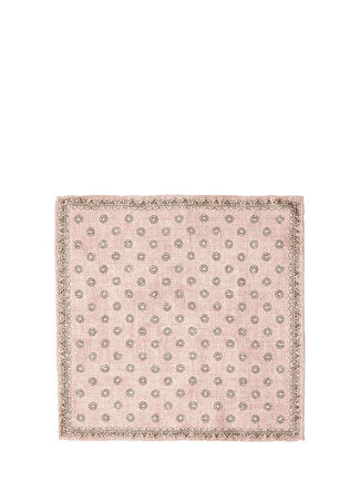 Brunello Cucinelli Erkek Pembe İpek Poşet Mendil