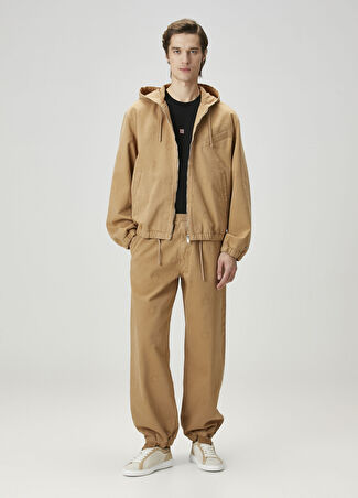 Givenchy Erkek Taba Logo Detaylı Jogger Pantolon Turuncu 48 It