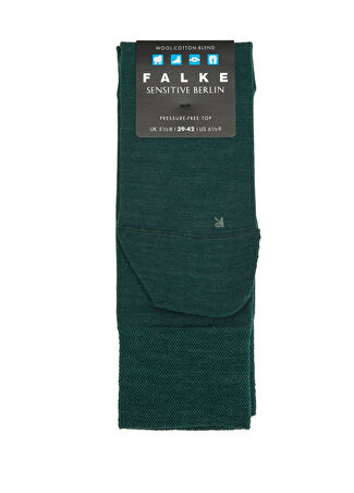 Falke Erkek Sensitive Berlin Koyu Yeşil Yün Çorap 43-46