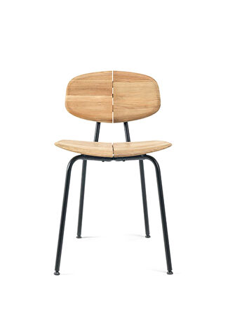 Ethimo Agave Natural Teak Black Kolsuz Sandalye Çok Renkli -1