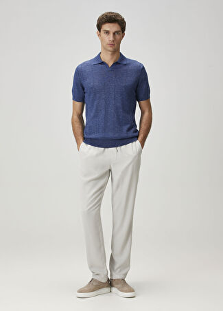 Beymen Collection Collection Erkek Beli Kordonlu Lyocell Pantolon Gri 52