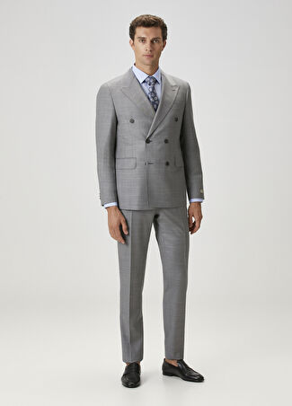 Collection Erkek Drop 7 Gri Yün Takım 52 -1