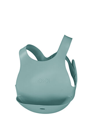 Oioi Bebek Silikon Aqua Green Mama Önlüğü Yeşil -1