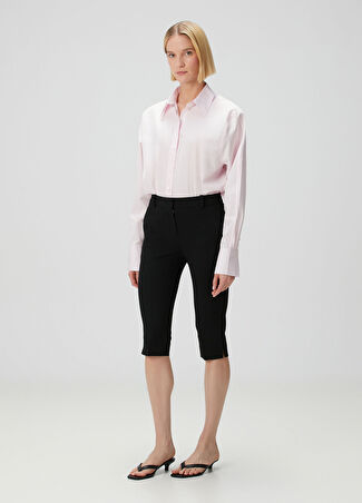 Toteme Kadın Siyah Cropped Yün Pantolon 40 It