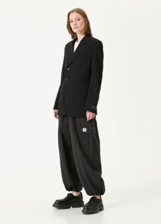 Kenzo Kadın Boke Flower 2 0 Siyah Kargo Pantolon Xs