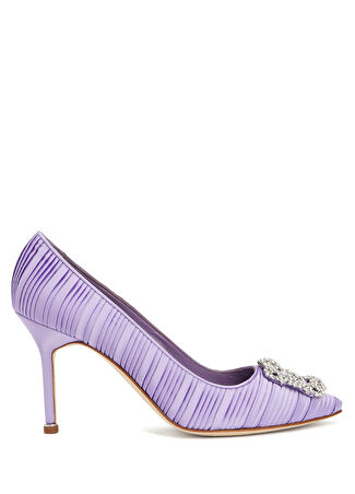 Manolo Blahnik Kadın Hangisi Stiletto Mor 38 -1