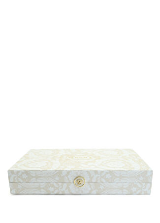 Versace Bej Barok Desenli Tavla
