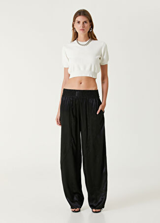 Alexander Wang Kadın Siyah Wide Leg Pantolon S