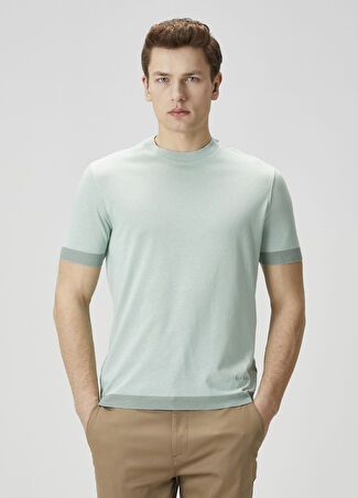 Paul Smith Erkek Açık Yeşil Logo Nakışlı T-Shirt M