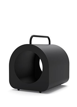 Oobje Purr Siyah Kedi Evi -1