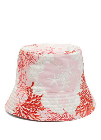 Versace Kadın Pembe Bucket Şapka 58