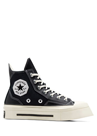 Converse Kadın Chuck 70 De Luxe Kanvas Sneaker Siyah 37