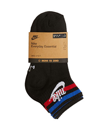 Nike Kadın Everyday Essential Siyah Beyaz 3lü Çorap S
