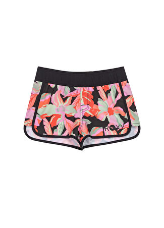 Roxy Kız Çocuk Good Waves Boardshort Renkli Şort Mayo - 1