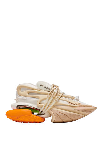 Balmain Erkek Unicorn Turuncu Beyaz Sneaker 40
