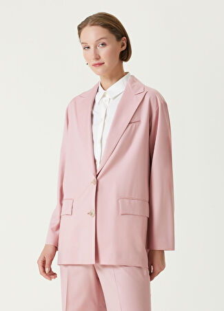 Kiton Kadın Pembe Yün Ceket 40 It
