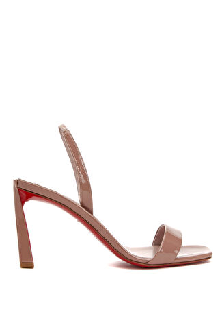 Christian Louboutin Kadın Condora Altın Rengi Deri Sandalet Pembe 37 -1