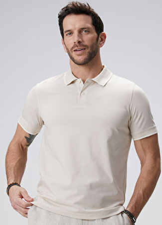 Network Erkek Bej T-Shirt S