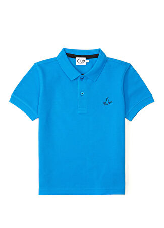 Beymen Club Club Çocuk Kobalt Polo Yaka T-Shirt Mavi 4-6 Yaş