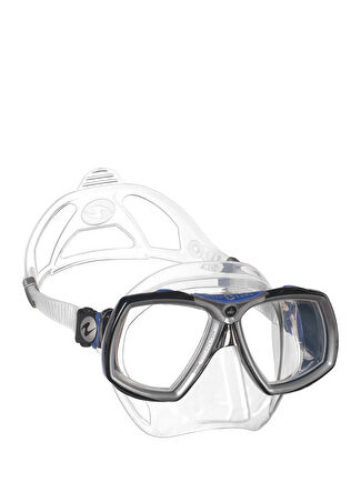 Aqualung Look 2 Şeffaf Silikon Dalış Maskesi Mavi -1