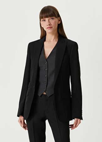 Dsquared2 Kadın Classic Dean Siyah Yün Ceket 38 It