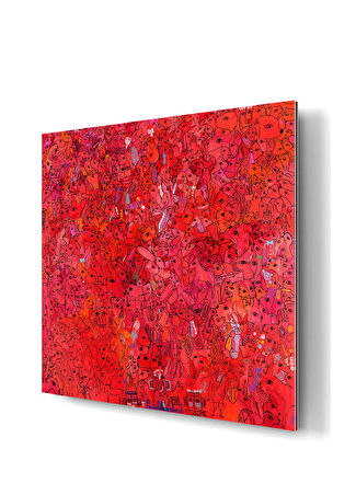 Lovinart Innocents - Ferruh Karakaşlı 100x100 Cm Tablo Çok Renkli -1