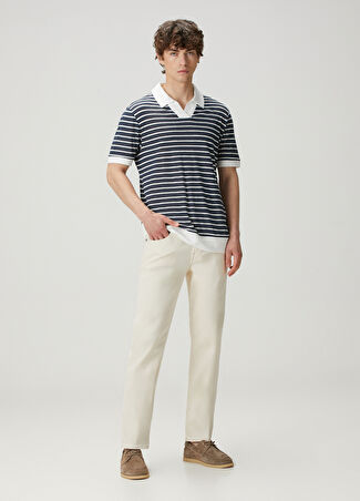 7 For All Mankind Erkek Slimmy Jean Pantolon Bej 40 It -1