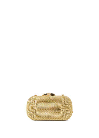 Network Kadın Gold Clutch Altın Rengi