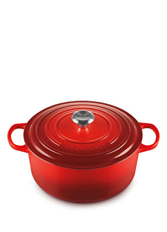 Le Creuset İmza Koleksiyonu Kiraz Kırmızı Döküm Cere 26 Cm -1