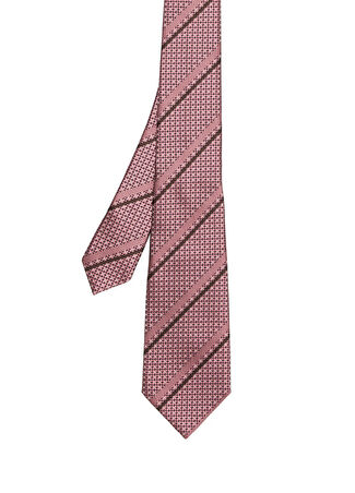 Zegna Erkek Bordo İpek Kravat