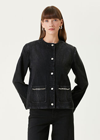 Givenchy Kadın Siyah Denim Ceket Xs