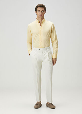 Beymen Collection Collection Erkek Pilili Chino Pantolon Gri 50