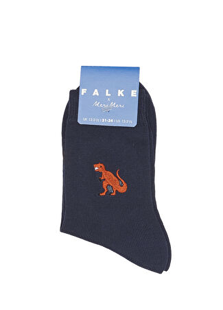 Falke Çocuk Lacivert Çorap 23/26 -1