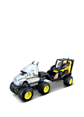 Maisto Erkek Çocuk Builder Zone Gri Taşıyıcı Tır Seti -1