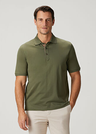 Pal Zileri Erkek Açık Yeşil Polo Yaka T-Shirt 50 It
