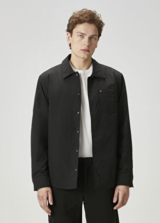 Tommy Hilfiger Erkek Siyah Mont M -1